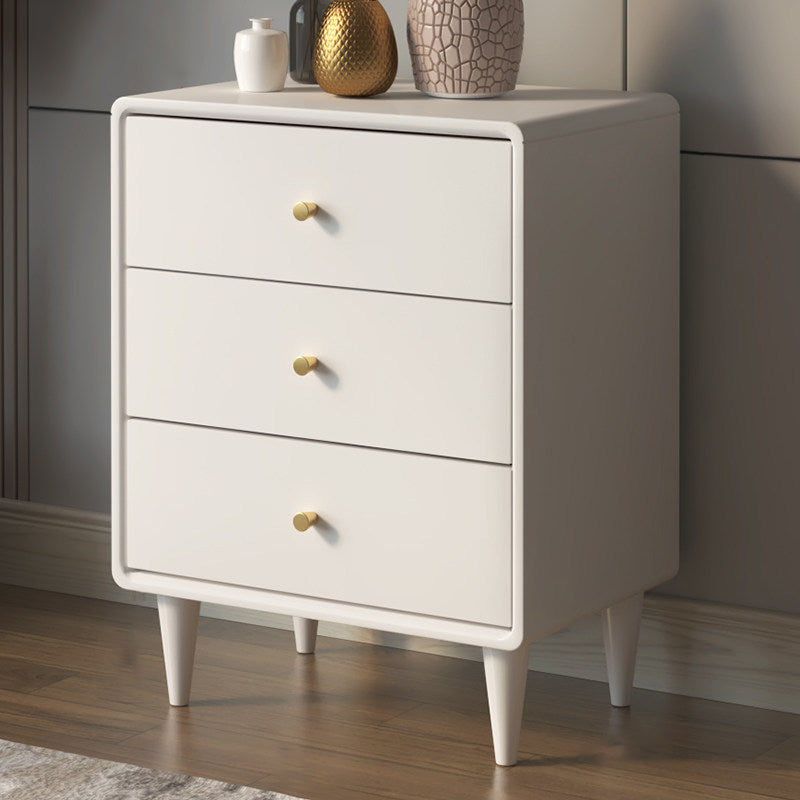 Classic Glam Solid Pine Storage Chest Dresser Vertical Dresser