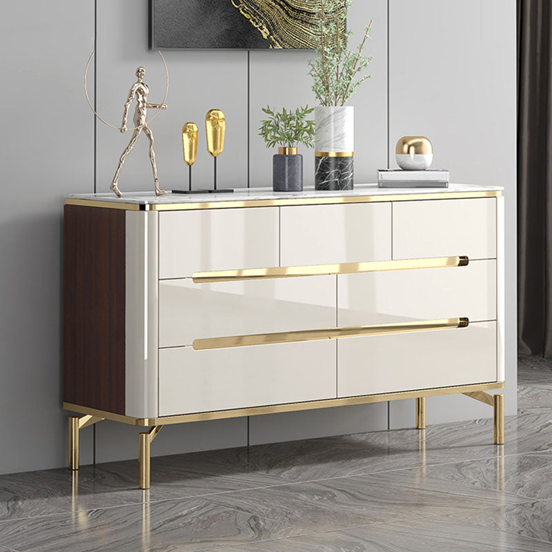 15.75-inch Width Storage Chest Stone Top Storage Chest Dresser for Bedroom