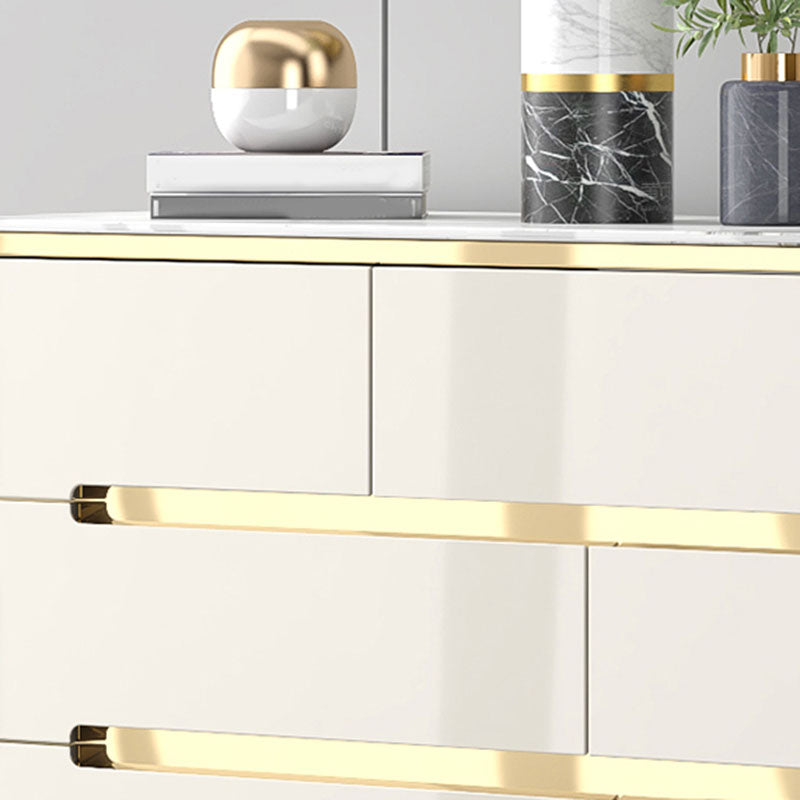 15.75-inch Width Storage Chest Stone Top Storage Chest Dresser for Bedroom