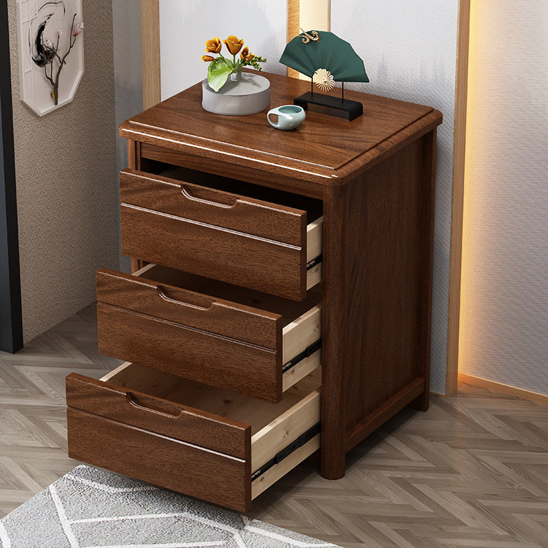Traditional Solid Wood Lingerie Chest Soft-Close Drawers Bedroom Storage Chest