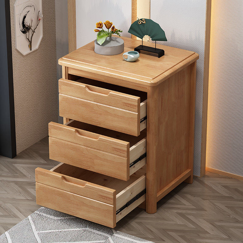 Traditional Solid Wood Lingerie Chest Soft-Close Drawers Bedroom Storage Chest