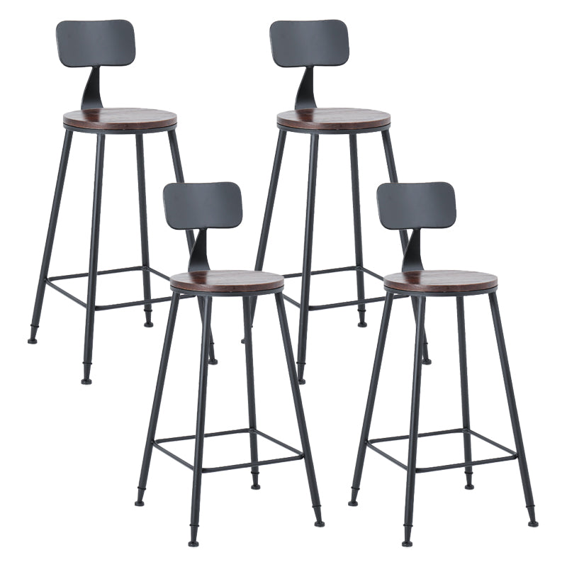 Industrial 1/3/4/5 Pieces Bar Table Set Square Pine Wood Counter Table for Cafe