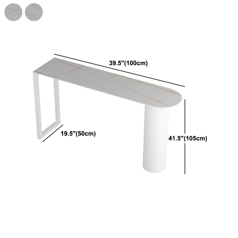 Modern 1/2/5 Pieces Sintered Stone Pub Table Set Metal Table Counter Table