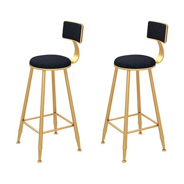 Glam 1/2/3/5 Pieces Bar Table Set Rectangle Stone Bar Table with High Stools