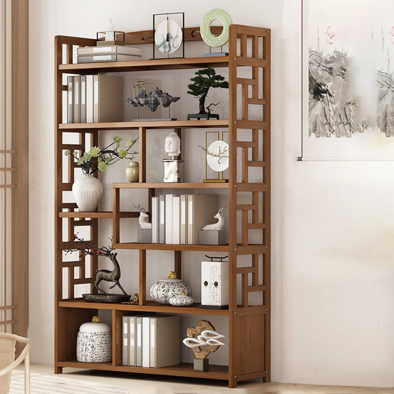 9.84" Wide Modern Wooden Shelf Bookcase Matte Finish Etagere Bookshelf