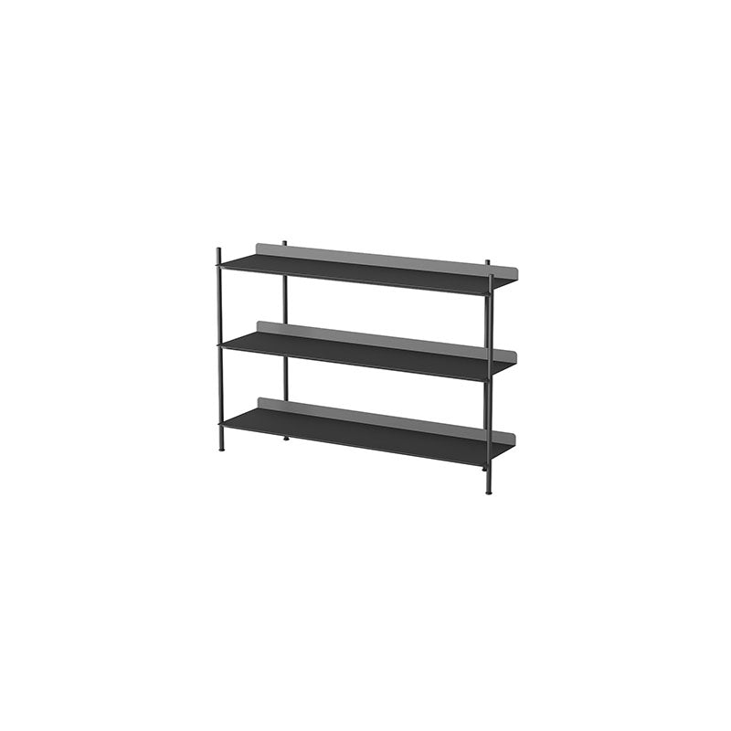Etagere Shelf Bookcase Contemporary Metal Book Shelf for Study Room