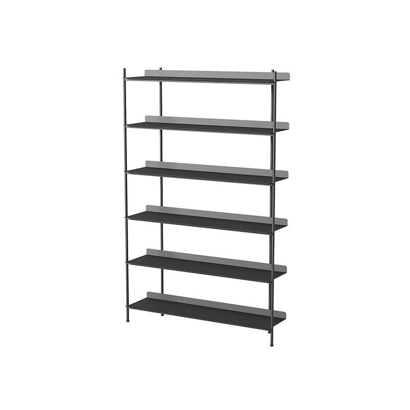Etagere Shelf Bookcase Contemporary Metal Book Shelf for Study Room