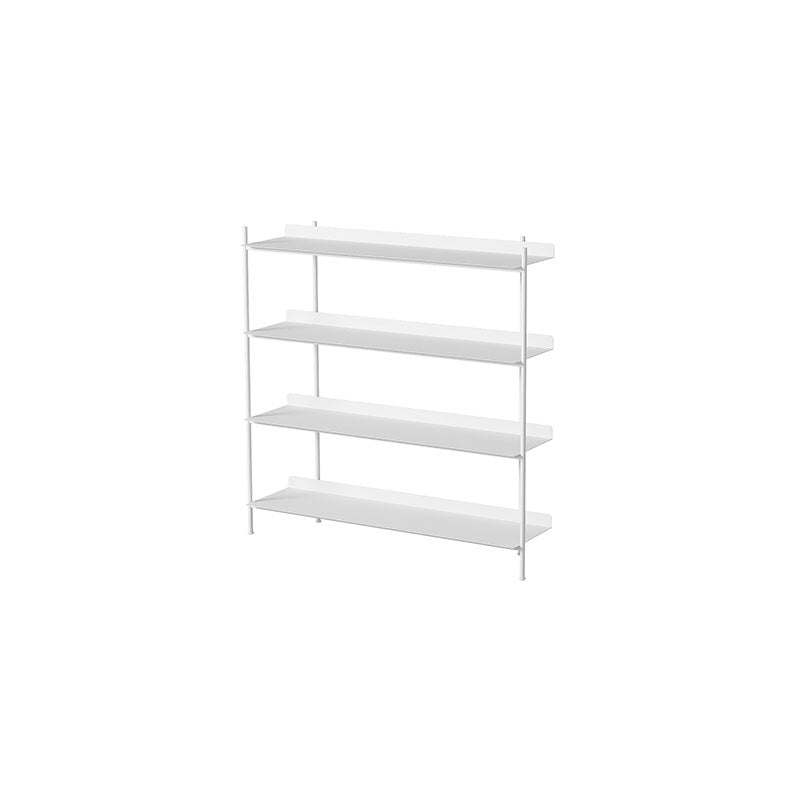 Etagere Shelf Bookcase Contemporary Metal Book Shelf for Study Room