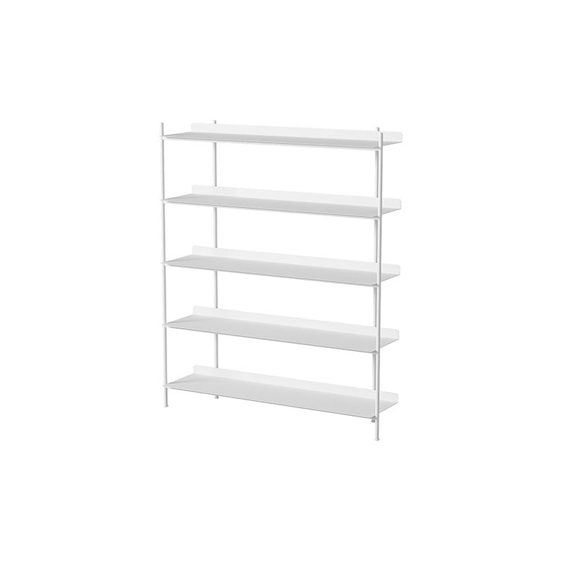 Etagere Shelf Bookcase Contemporary Metal Book Shelf for Study Room