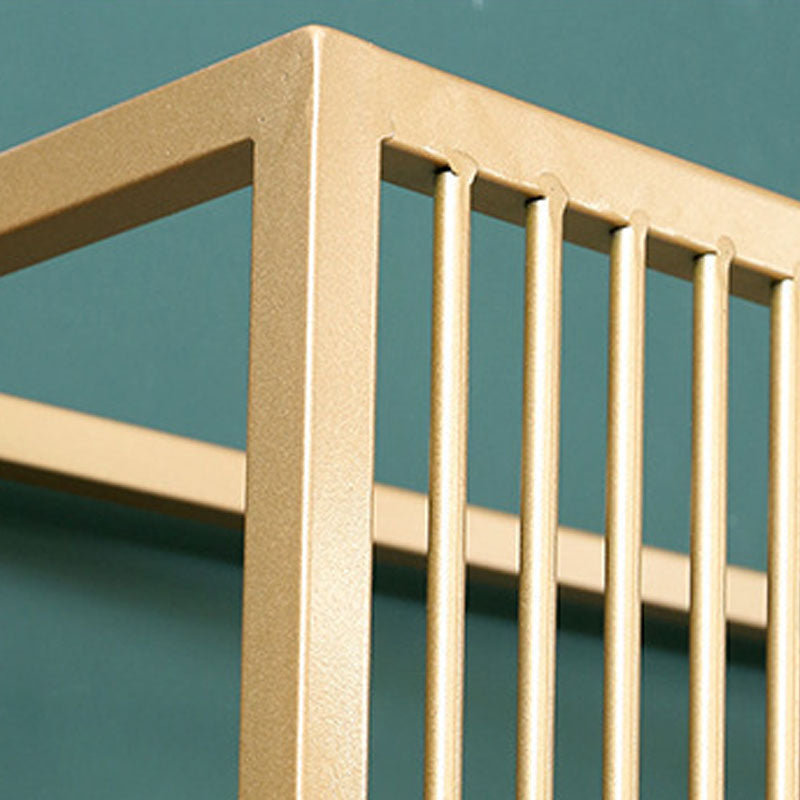 Modern Metal and Wooden Book Shelf Open Home Shelf Bookcase with Shelves