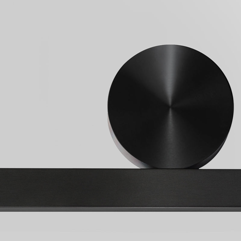 Minimalism Sconce Light Fixture Black Led Wall Light Fixture for Living Room