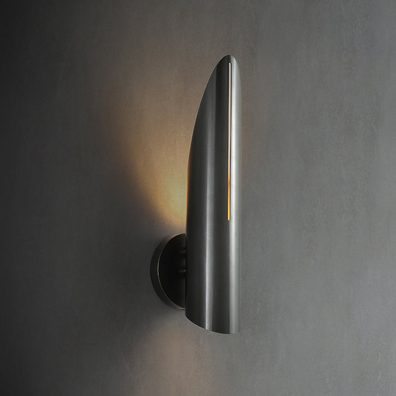 Nordic Style Wall Light Geometric 1 Light Wall Sconce with Brass for Bedroom