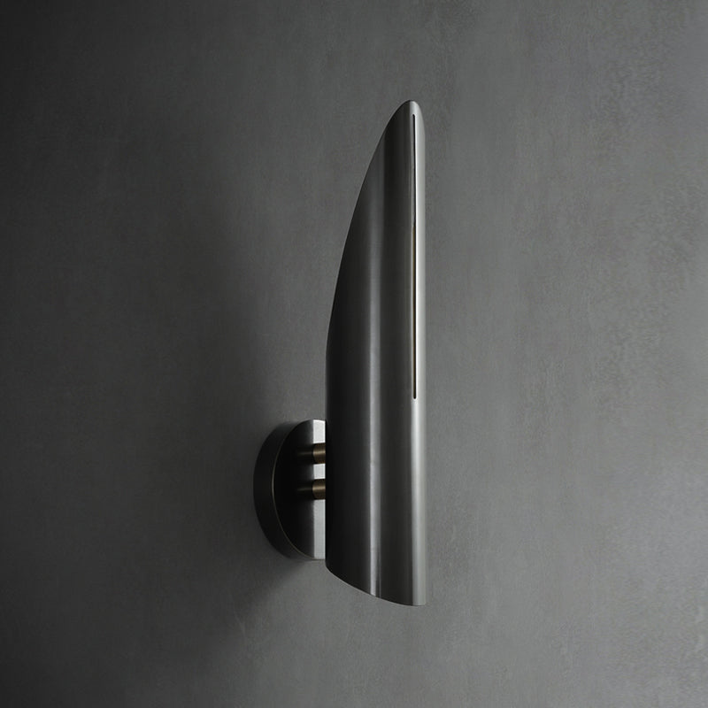 Nordic Style Wall Light Geometric 1 Light Wall Sconce with Brass for Bedroom