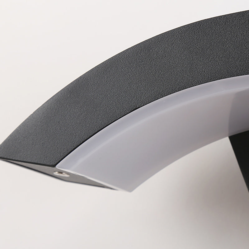 1 Light Geometric Wall Sconces Modern Style Metal Wall Mounted Lamps