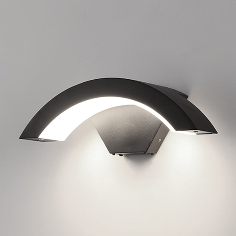 1 Light Geometric Wall Sconces Modern Style Metal Wall Mounted Lamps