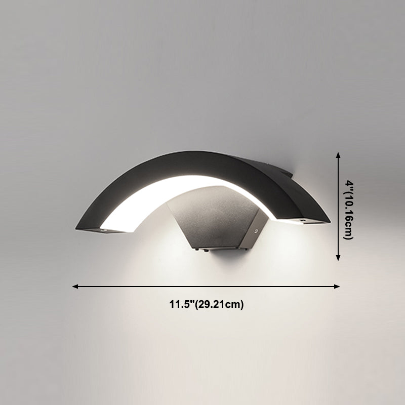 1 Light Geometric Wall Sconces Modern Style Metal Wall Mounted Lamps