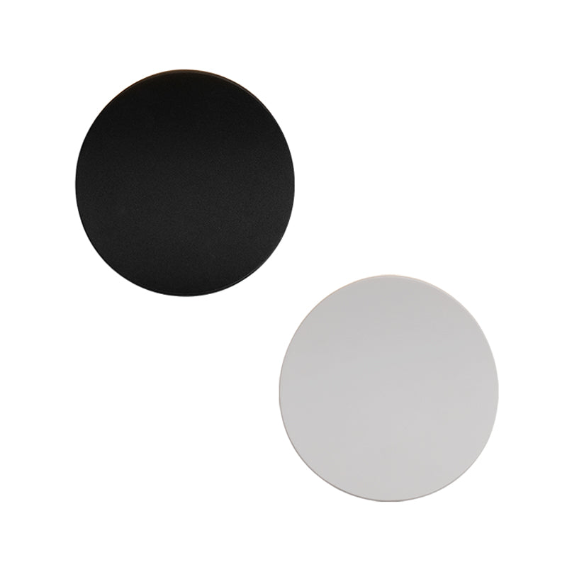 Metal Round Shade Wall Sconce Modern Style 1-Light Wall Mounted Light