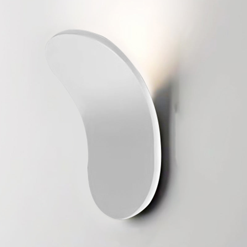 Oval Shade Metal Wall Sconce Modern Style 1 Light Wall Mounted Light