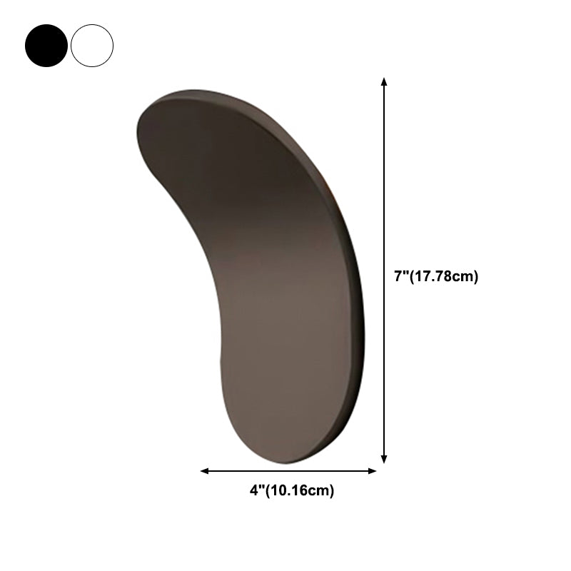 Oval Shade Metal Wall Sconce Modern Style 1 Light Wall Mounted Light