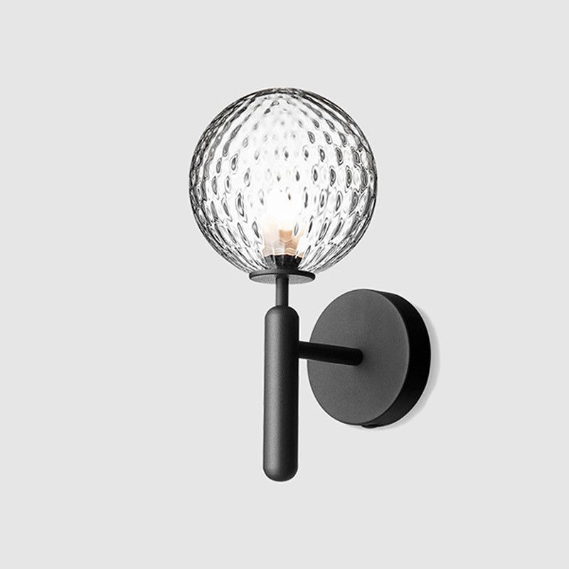 Modern Style Ball Wall Light Sconces Glass 1 Light Wall Lighting Ideas