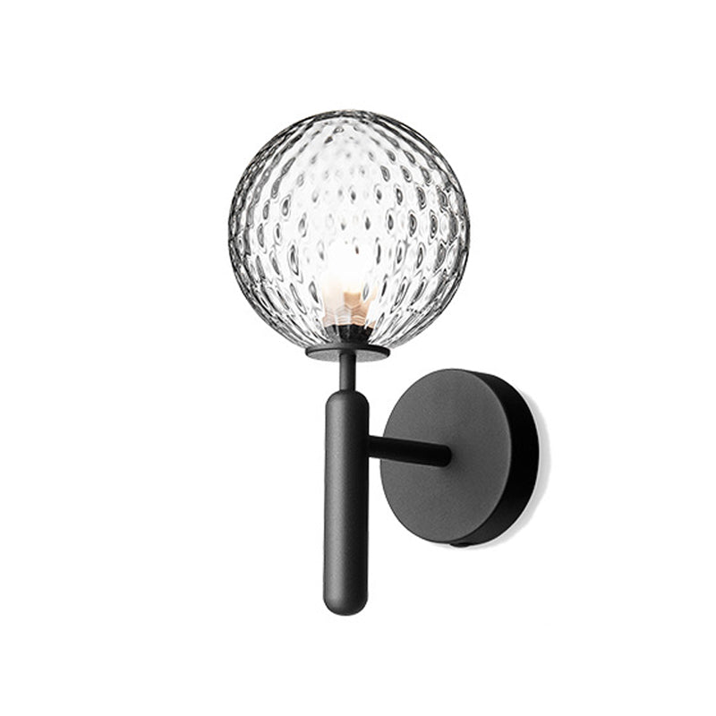 Modern Style Ball Wall Light Sconces Glass 1 Light Wall Lighting Ideas