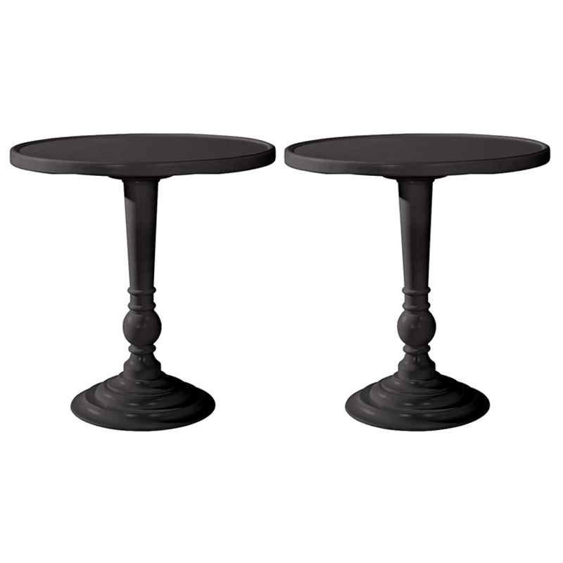 Nordic Corner Table Wood Pedestal Side Table for Living Room