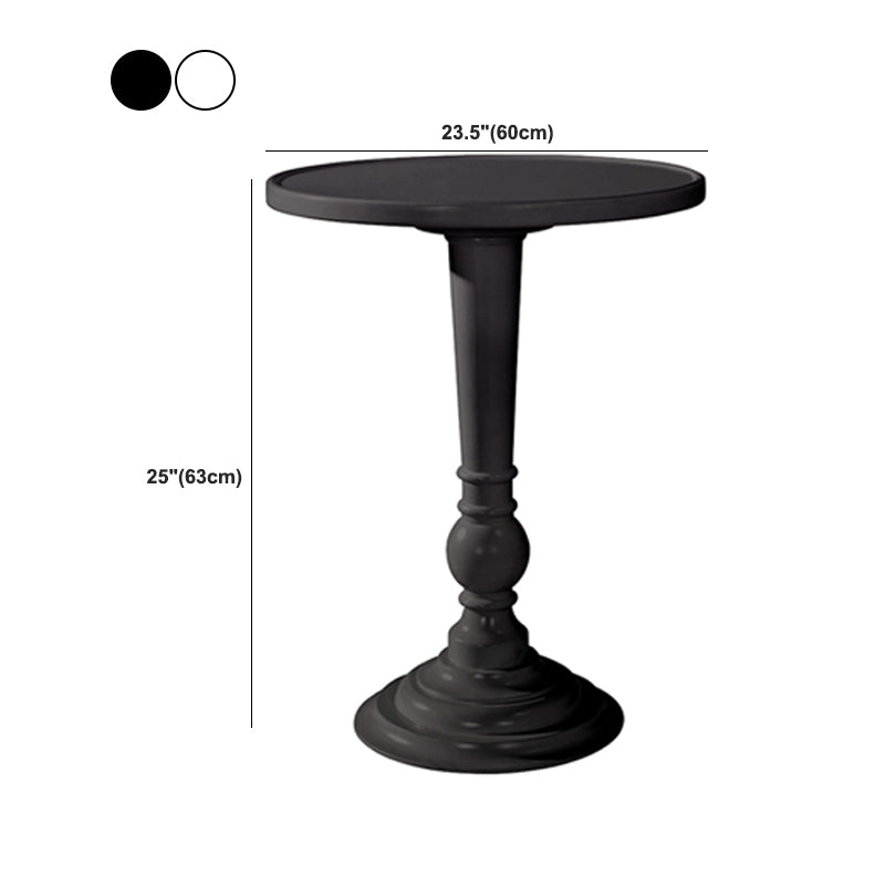 Nordic Corner Table Wood Pedestal Side Table for Living Room