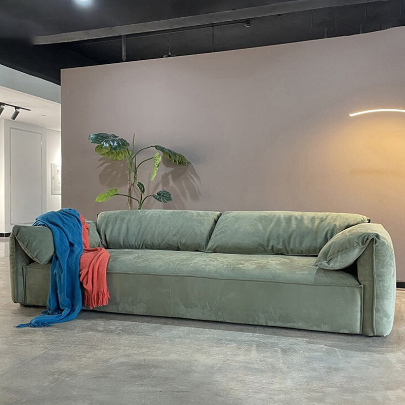 Pillow Top Arm Sofa Modern Simple Faux Leather Sofa - 45.28"d