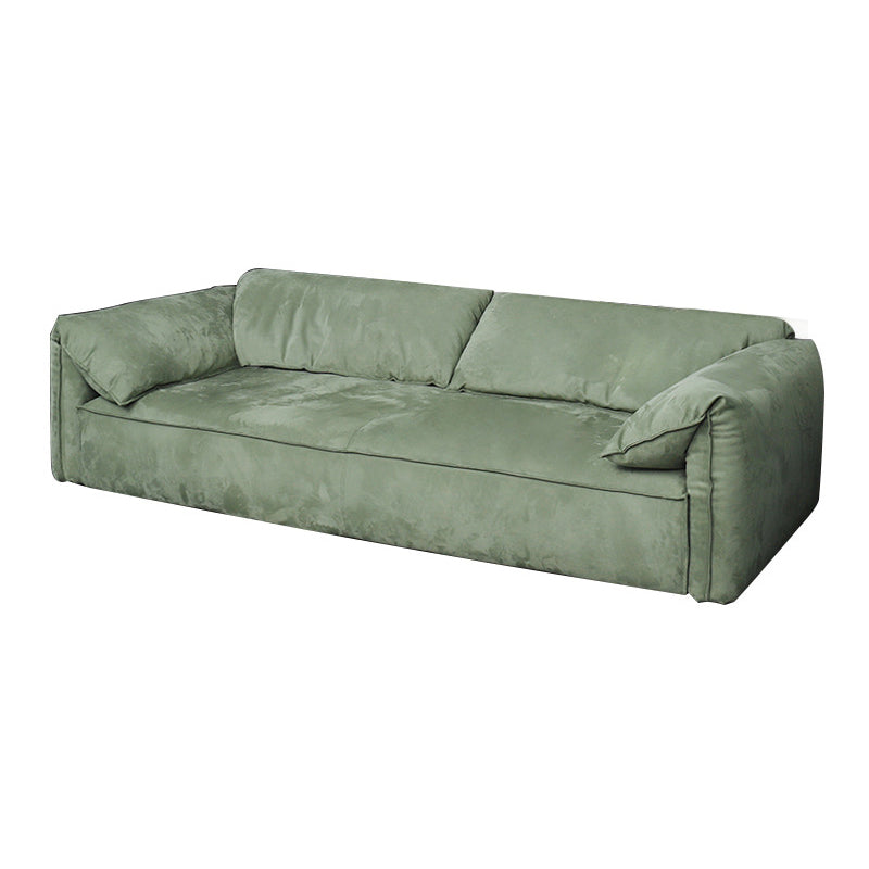 Pillow Top Arm Sofa Modern Simple Faux Leather Sofa - 45.28"d