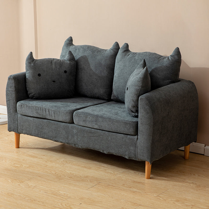 24.40" Wide Tuxedo Arm Sofa Washable Standard Sofa for Living Room