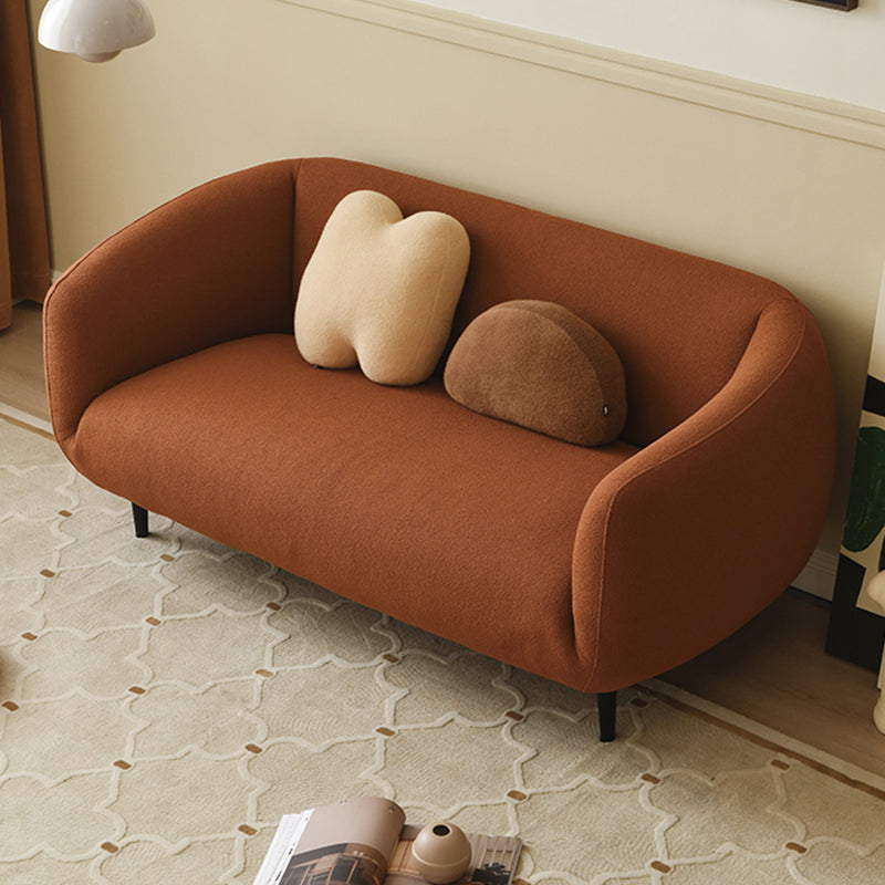 Wool Tuxedo Arm Sofa 31.49" Wide Modern Sofa for Living Room