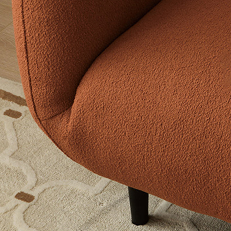 Wool Tuxedo Arm Sofa 31.49" Wide Modern Sofa for Living Room