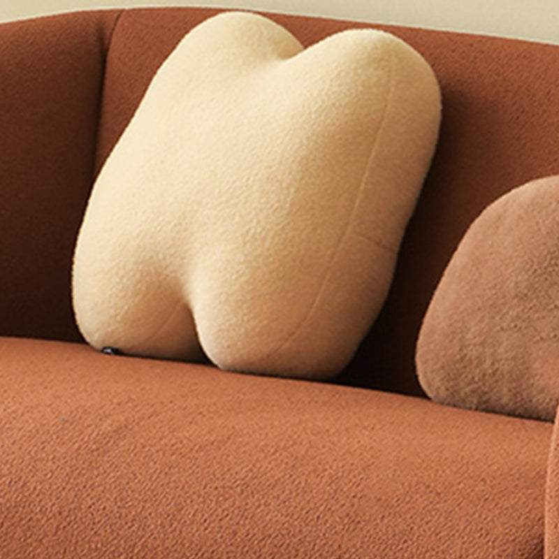 Wool Tuxedo Arm Sofa 31.49" Wide Modern Sofa for Living Room