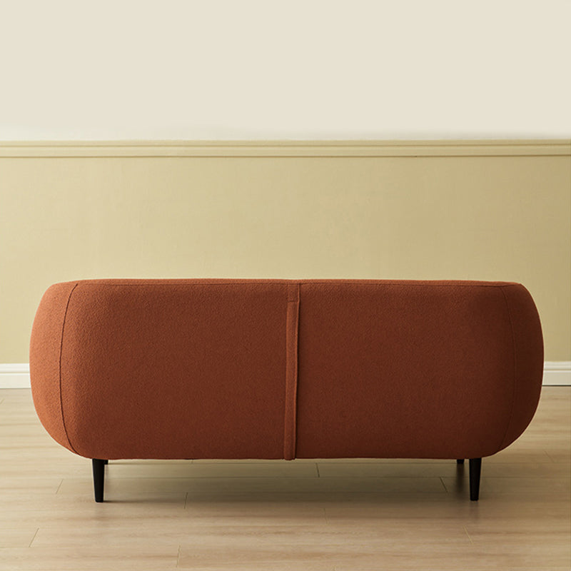 Wool Tuxedo Arm Sofa 31.49" Wide Modern Sofa for Living Room