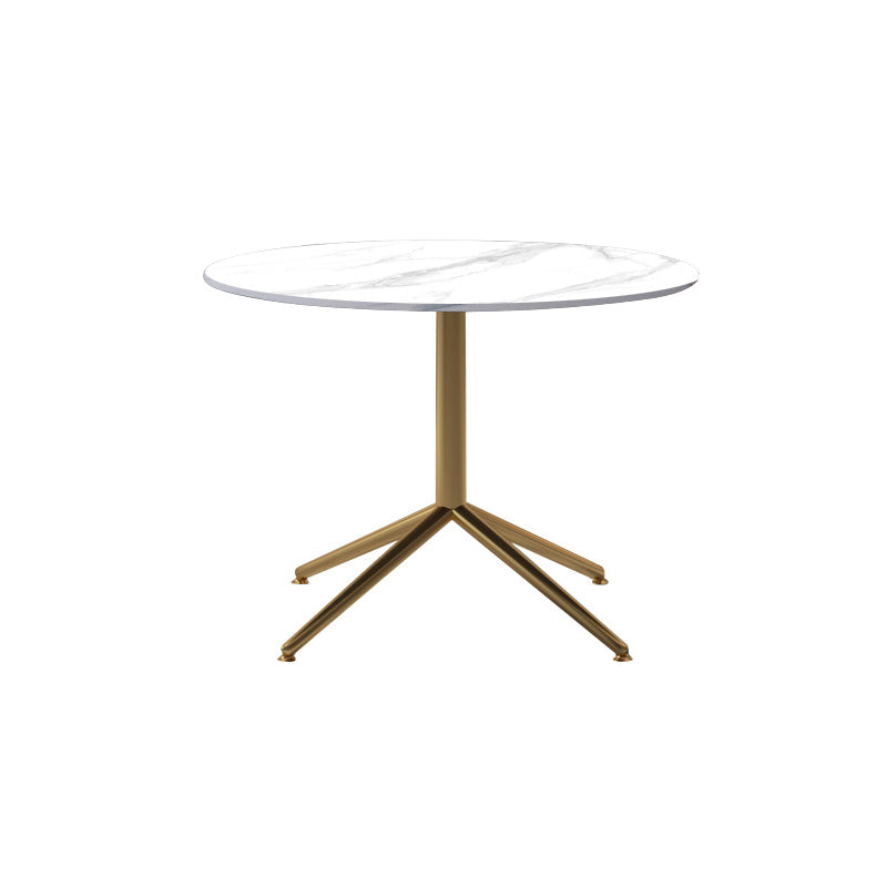 Glam Trestle Coffee Table Slate Rectangular Cocktail Table for Home