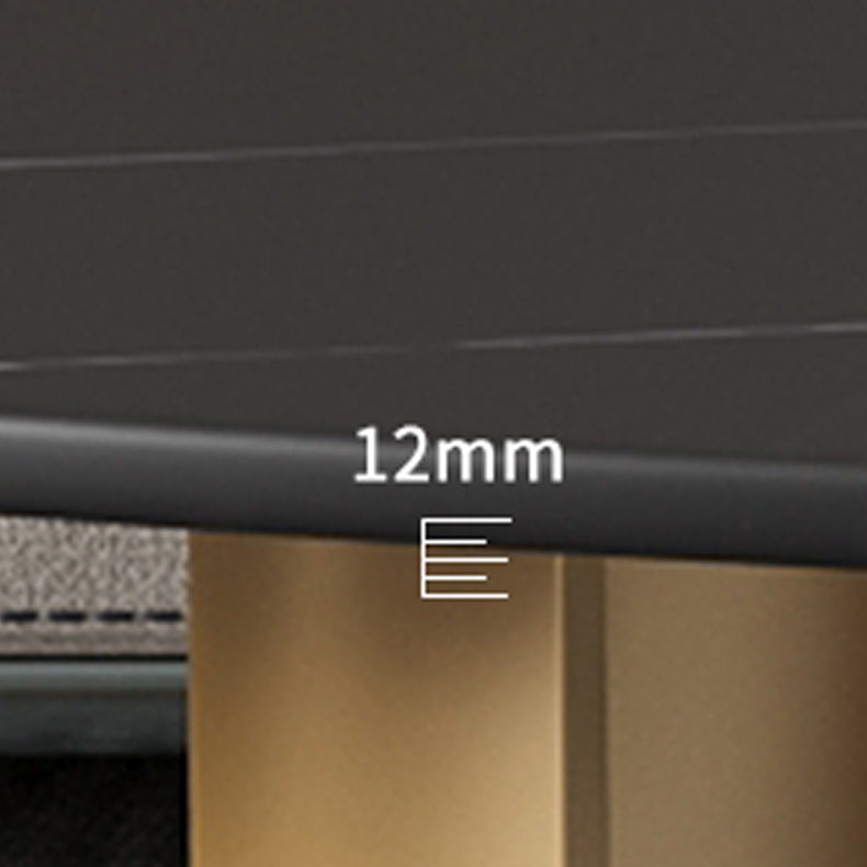 Glam Sled Cocktail Table Oval Coffee Coffee Cocktail Table for Living Room