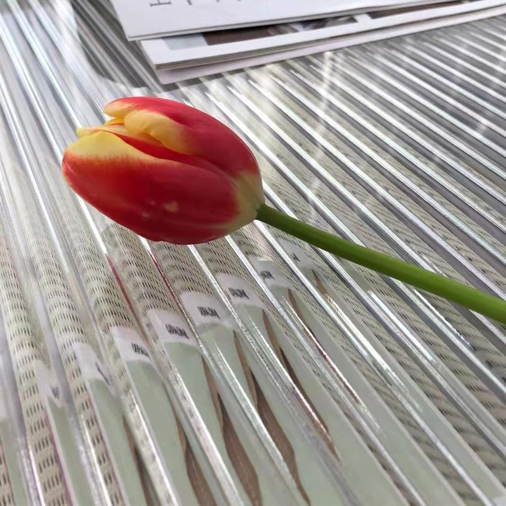 Contemporary Nesting Coffee Table Set with Round Glass Top and Iron Base