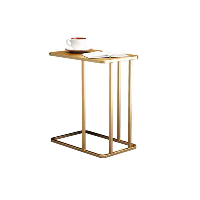 23.83" Tall Contemporary Style Side End Table Metal C Side Table