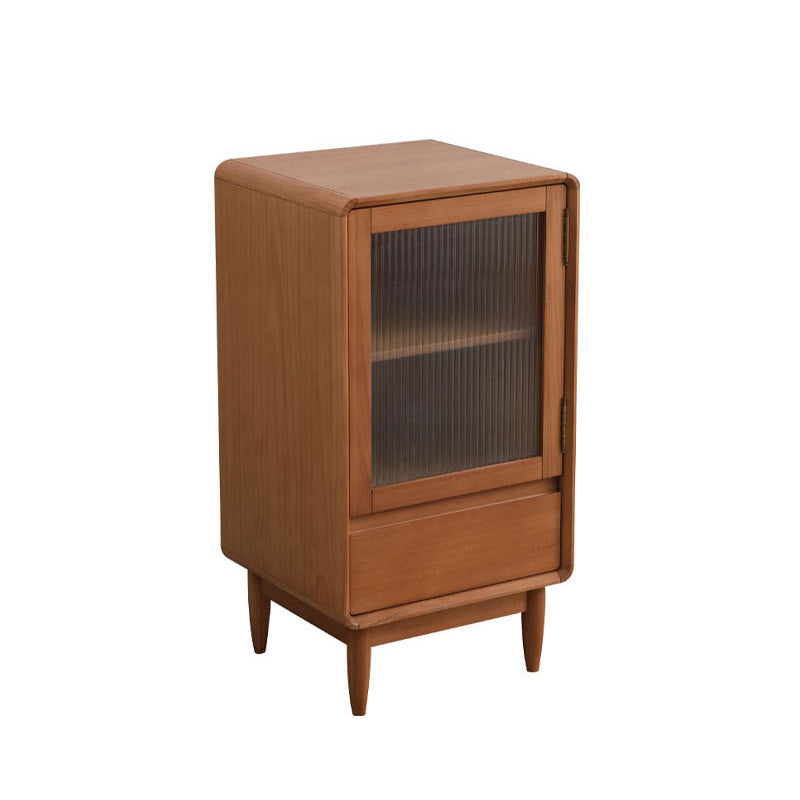 33.46"/42.52" Tall 1- Door Wooden Cabinet , 1- Drawer Rectangle Accent Cabinet