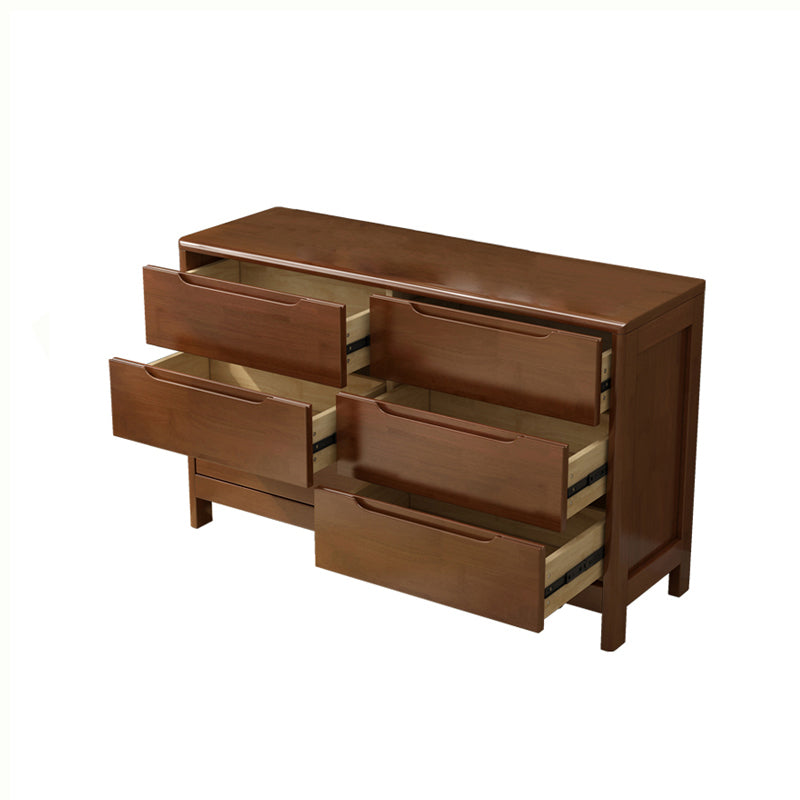 29.5"/37" Tall Solid Wood Chest, Rectangle Accent Chest with Drawers