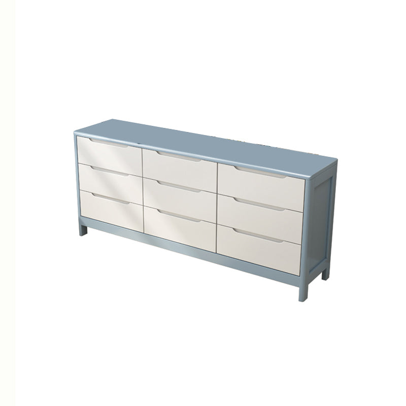 29.5"/37" Tall Solid Wood Chest, Rectangle Accent Chest with Drawers