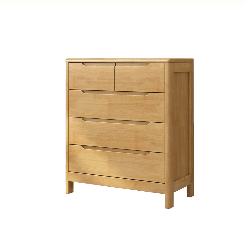 29.5"/37" Tall Solid Wood Chest, Rectangle Accent Chest with Drawers
