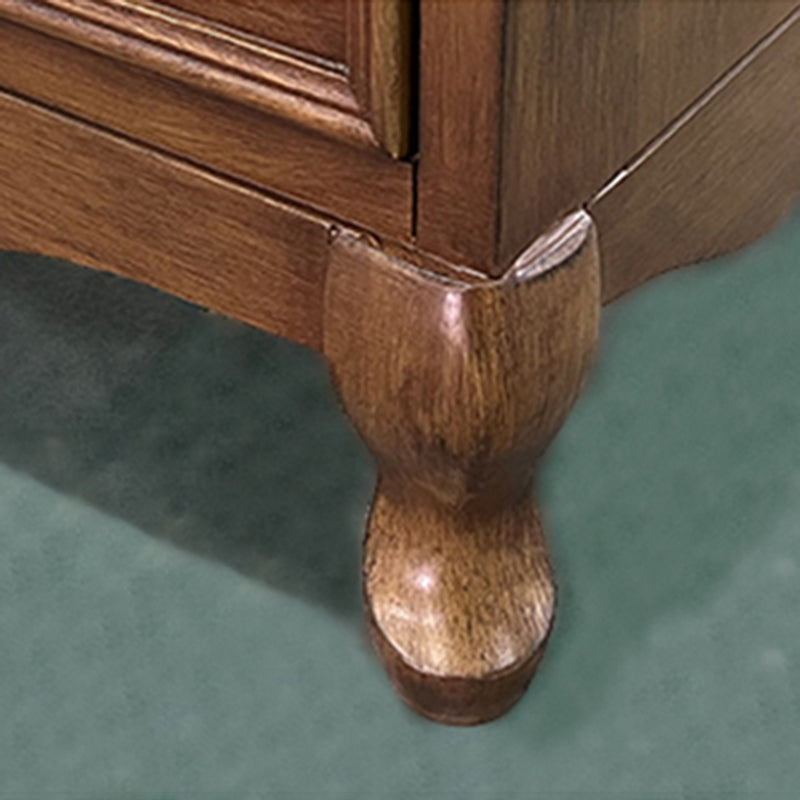 6 - Drawer Wooden Chest, Contemporary Rectangle Accent Chest