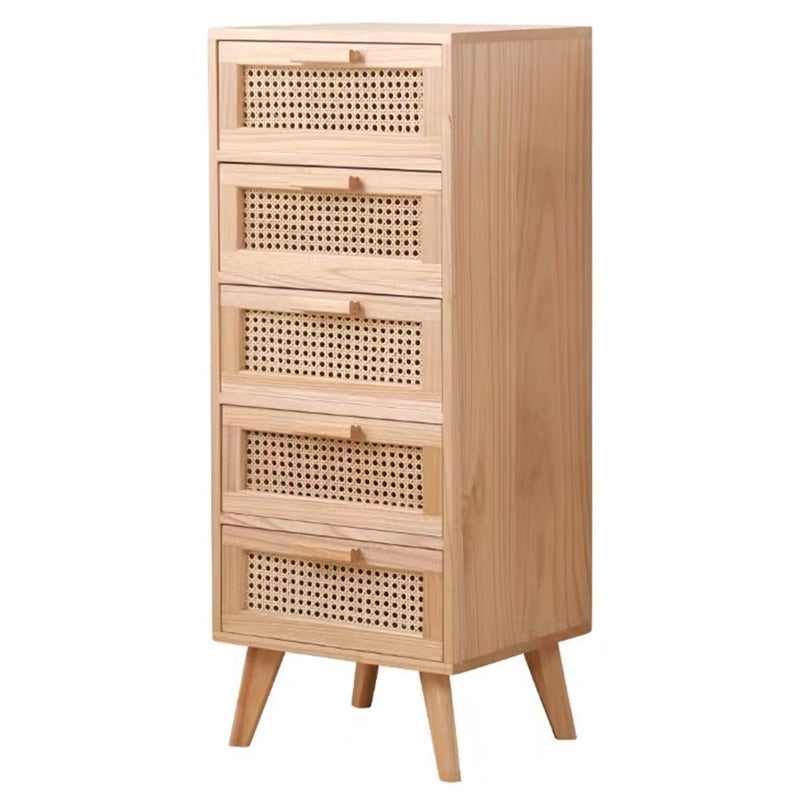 Contemporary Wooden Chest, Rectangle Accent Chest with Drawers