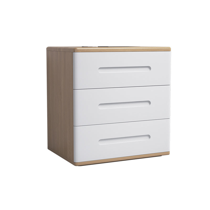 Contemporary 22.83'"Tall Wooden Chest, Rectangle 3- Drawer Accent Chest