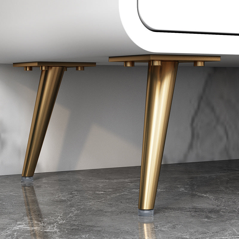 6 - Door Wooden Accent Chest, Contemporary Rectangle Cabinet