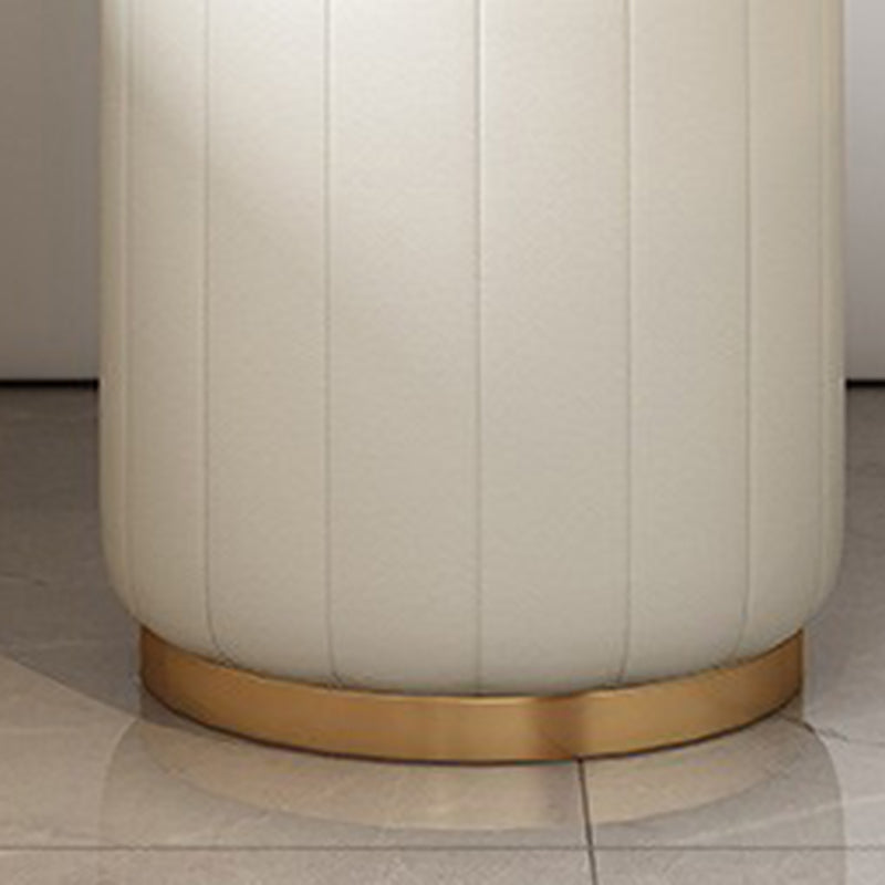 White Vanity Dressing Table Set Stone Top Dresser with Storage Drawers