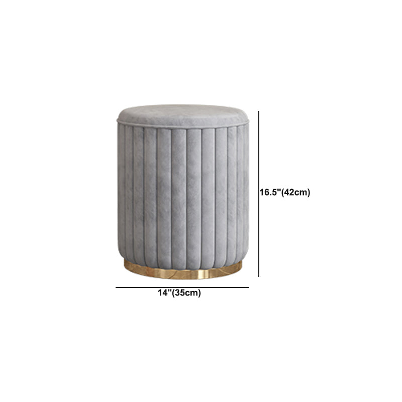 Grey Vanity 31.5" High Engineered Wood Vanity Set with Stool