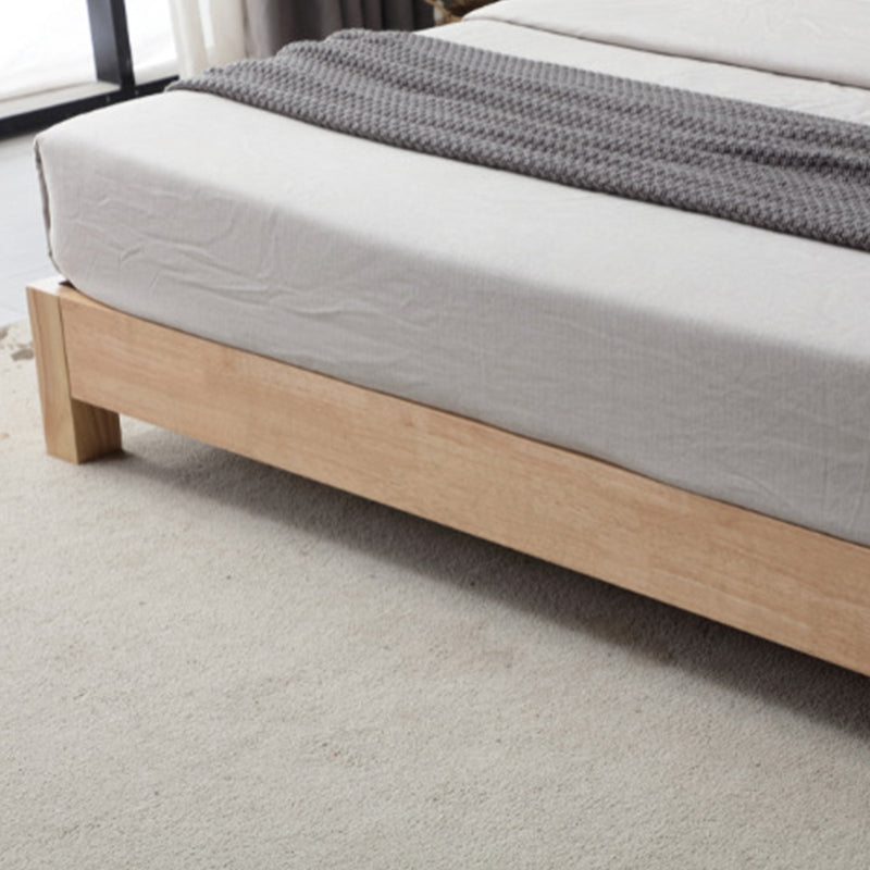 Platform Bed Frame in Solid Wood with 4 Legs Platform Bed for Bedroom