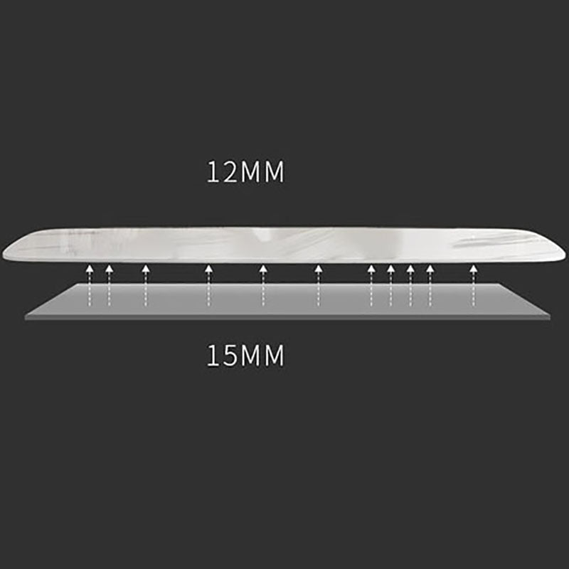 Traditional Luxury Table White Stone Rectangle Dining Table for Home